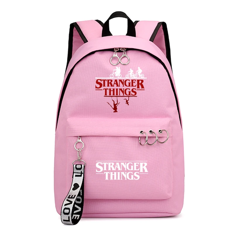 Sac A Dos Femme черные школьные сумки для девочек-подростков Mochila странные вещи рюкзак 1-7 Тип розовый рюкзак для путешествий