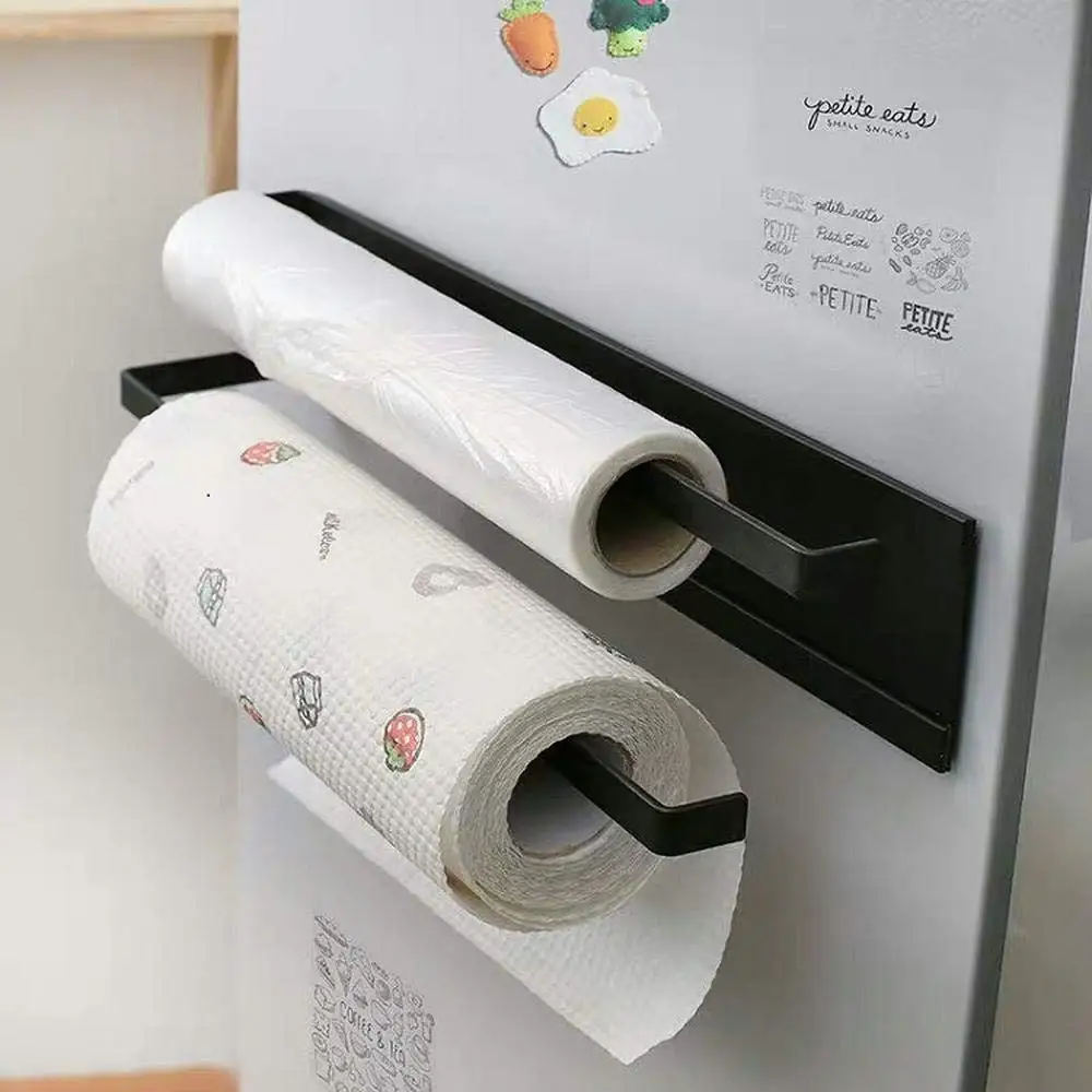 Кухонный органайзер для ванной комнаты Магнитная вешалка для полотенец клей прочные держатели роликов вешалка для мочалки для туалетной бумаги