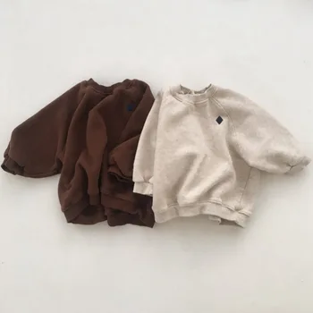 

Children's Autumn and Winter Korean Children's Clothing Fashion New Pullover Baby All-match Fleece Sweater