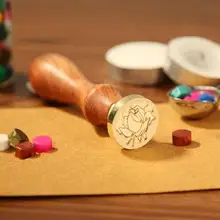 בציר צבע חותם עלה דפוס איטום שעוות חותמת ערכת רטרו ארמון שעוות איטום מתנת סט תיבת חתונה מעטפת אספקת(China)