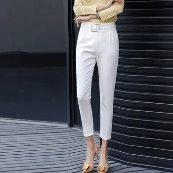 

Loose Casual Straight Pants Women Nine Pants Female Spring Professional Trousers Suit Pants Offie Lady Wear Pant Formal Pants