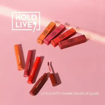 

HOLD LIVE Liquid Lipstick Lipgloss Matte Waterproof Lips Makeup Cosmetic 4 Colors Nude Long Lasting Tint Gloss Red Lip Make U