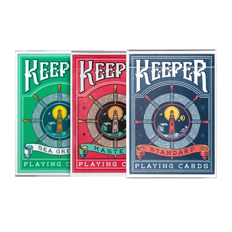 

Ellusionist Keeper игральные карты красная/синяя/Зеленая Колода USPCC покерные волшебные карты игры фокусы реквизит для волшебника