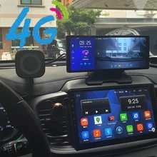 2022 nuova versione DVR per auto da 10.26 pollici con cruscotto Android 8.1 GPS WiFi 1080P FHD 4G Dash Camera Car Review Mirror Dashcam Recor