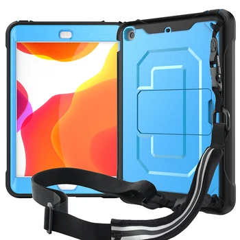 

Three Layers Protection Durable Cover for iPad Mini 4 Mini 5 Plastic Case with Shoulder Strap for iPad Mini 1 2 3 Tablet+Stylus