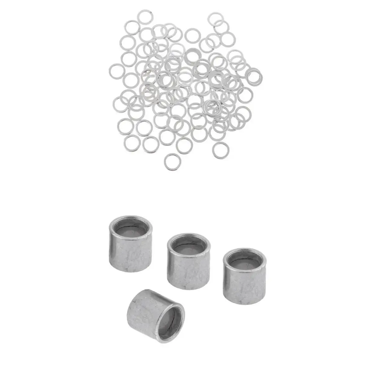 

104pcs Replacement Speed Washers and Spacers for Bearings Performance Truck Axle Mounting Repair Hardware