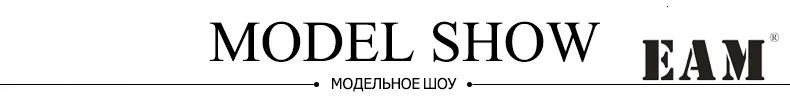 [EAM] высокая эластичная талия черная Асимметричная плиссированная темпераментная юбка средней длины Женская мода Новинка весна осень 19A-a652