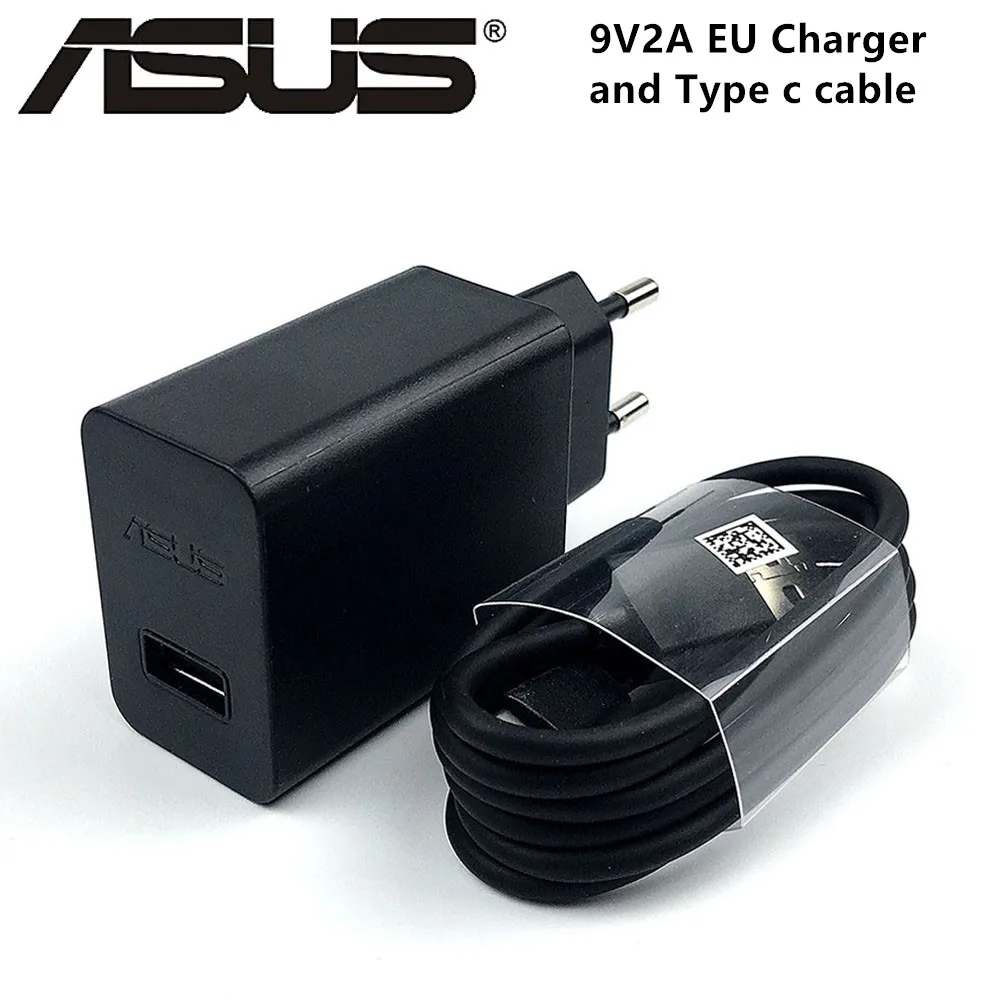 Оригинальное быстрое зарядное устройство Asus 9 В/2 А EU Usb адаптер переменного тока