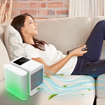 

Mini Portable Air Conditioner Fan Microhoo Household Small Air Cooler Fan Desktop Mini Air Cooler Small Air USB Desktop Air Cool