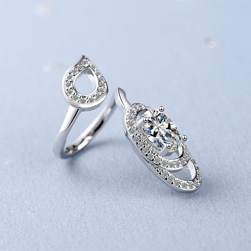 PONYKISS 빈티지  지르콘 네일 링 14K 골드 오프닝 링 여성용 우아한 매력 파인 세련된 보석 드롭 배송