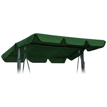 

Swing Ceiling Replacement,Waterproof Swing Chair Top Cover Seat Furniture Durable Material Green 190 X 132 X 15 cm