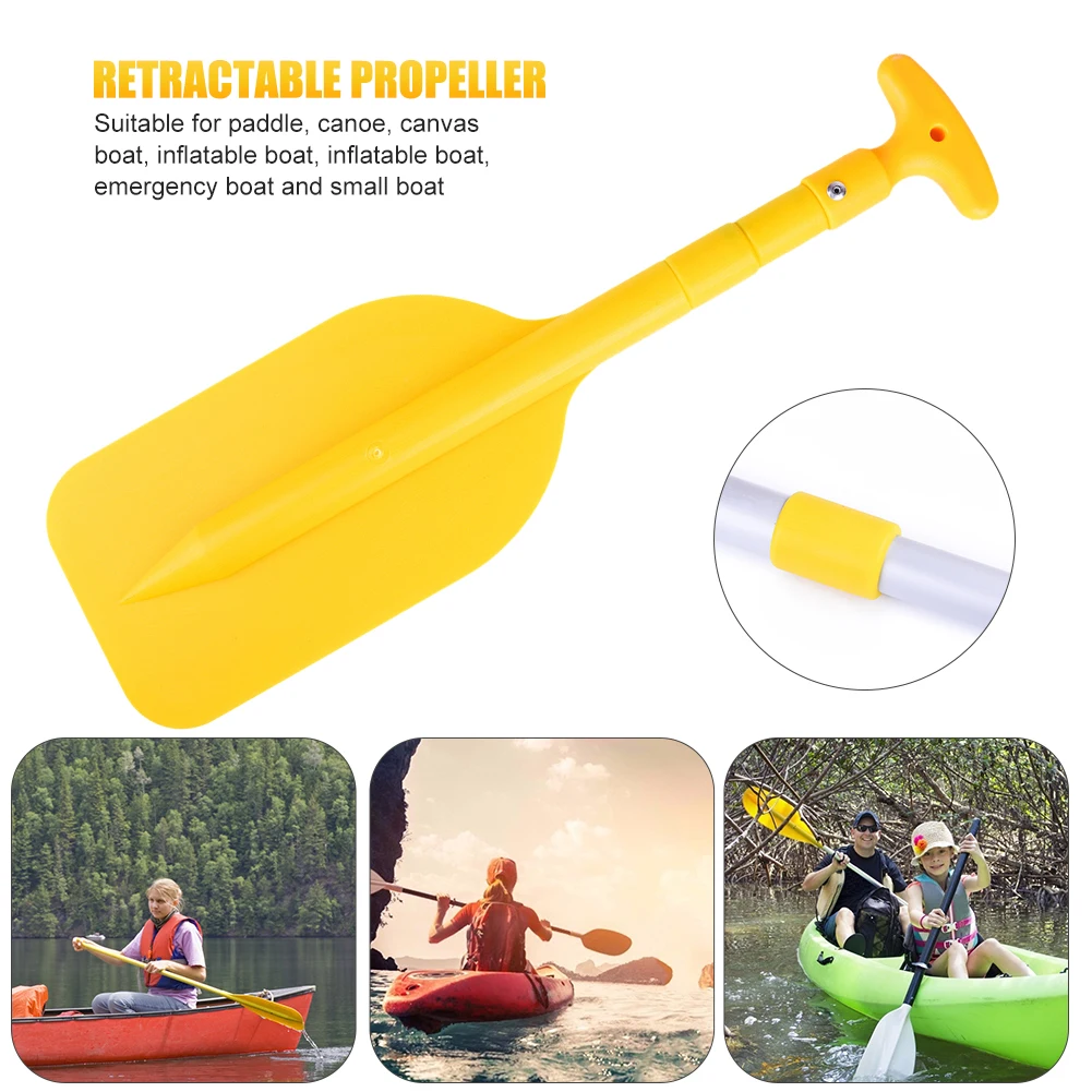 Teleskopierbares MINI Kayak Propel Paddle Ruder Kanu Leichtes Bootszubehör 