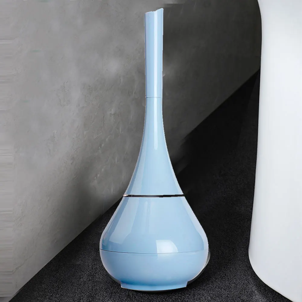 Creative Toilet Brush Set ceramic base plastic handle Vase Shape Holder H042 