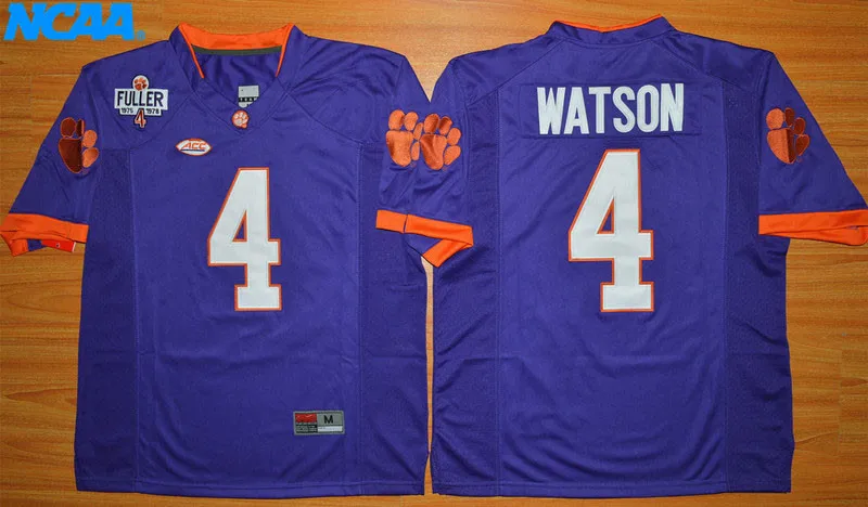 New Arrival High Quality Deshaun Watson#4 College T-shirt Limited Jerseys S-XXXL - Цвет: 12