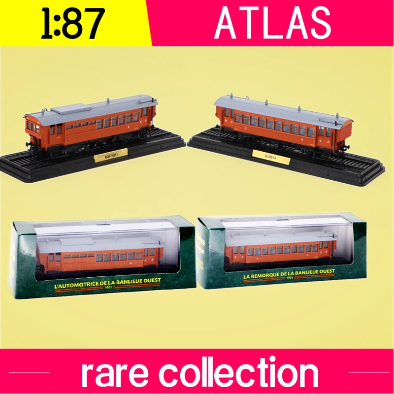1:87 масштаб A TLAS automotrice/LA REMORQUE DE LA BANLIEUE OUEST комбинация редкая коллекция шоу |
