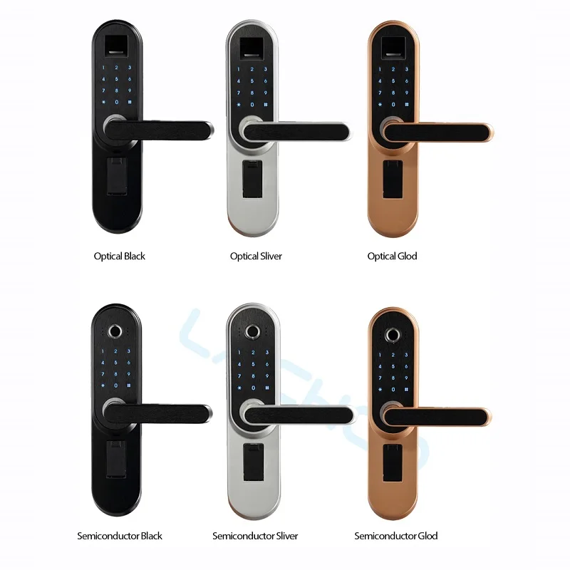 2019 Biometric Fingerprint Electronic Smart Lock Code Touch Screen Digital Password Lock Key Ak01