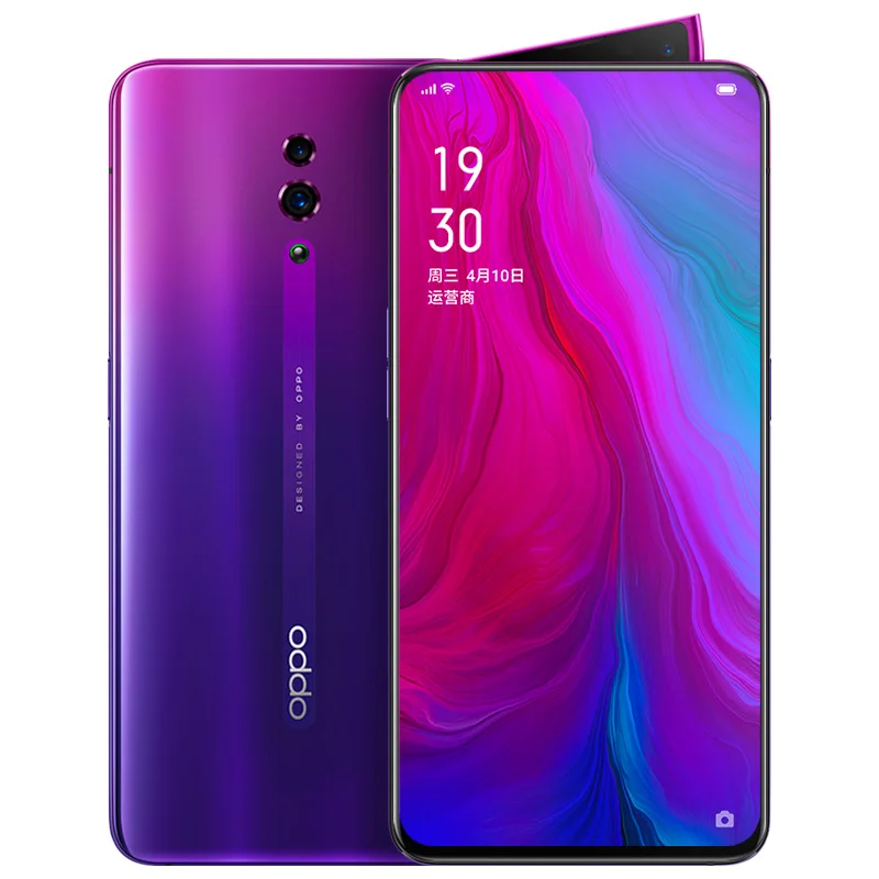 

Stock New Arrival OPPO Reno Smart phone Octa Core 3 Cameras 48MP+5MP 3765mAh 6.4 inch Qualcomm710 NFC 2340*1080 Fingerprint ID