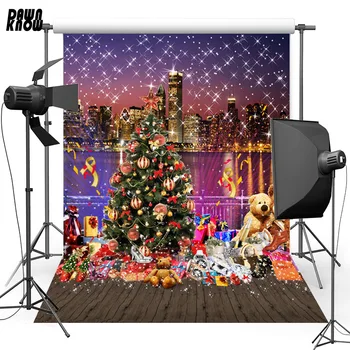 

DAWNKNOW Christmas Eve Vinyl Photography Background For Baby Floor Doll Photo Shoot Backdrop For Christmas Photo Studio L876