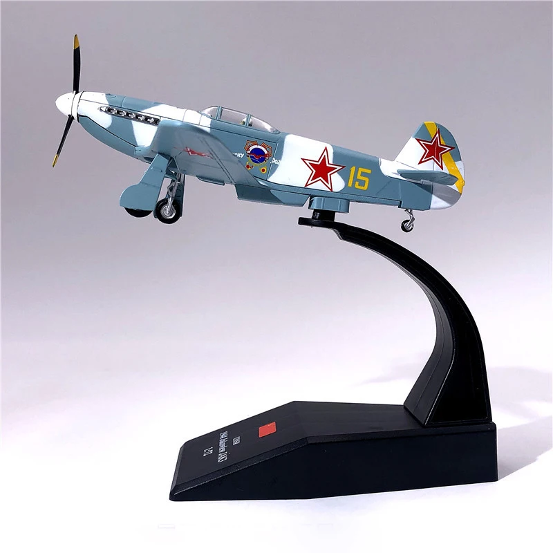 1/72 WW2 самолет советский Красная Армия Як-3 литья под давлением Пластик модель изысканные украшения Пластик коллекция одежды для мальчиков, игрушки в подарок на день рождения