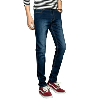 

Men Jeans Summer Thin Business VogueSlim Straight Jeans Stretch Denim Pants Trousers Classic Cowboys Young Man Jeans