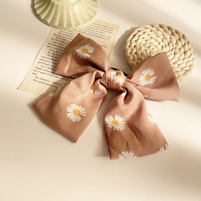 2021 Fashion Girls Retro Black Velvet Bow Hairpin Ladies Wedding Long Satin Ribbon Korean Hairpin Hair Accessories Headdress 10