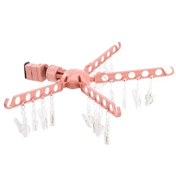 

Magic Support Portable Clothes Hanger Clothes Drying Rack Plastic Clothes Hangers Home Storage Hangers For Indoor Balcony Window