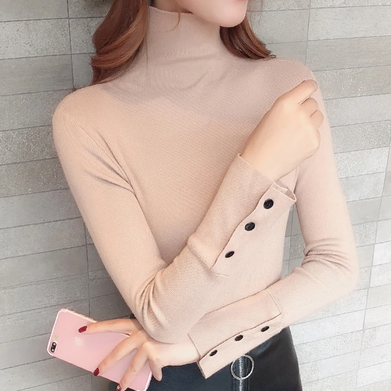 Autumn Time-limited Cotton Standard Full Women's Loose Pullover Sweater Bottoming New Net Foreign Air For Women