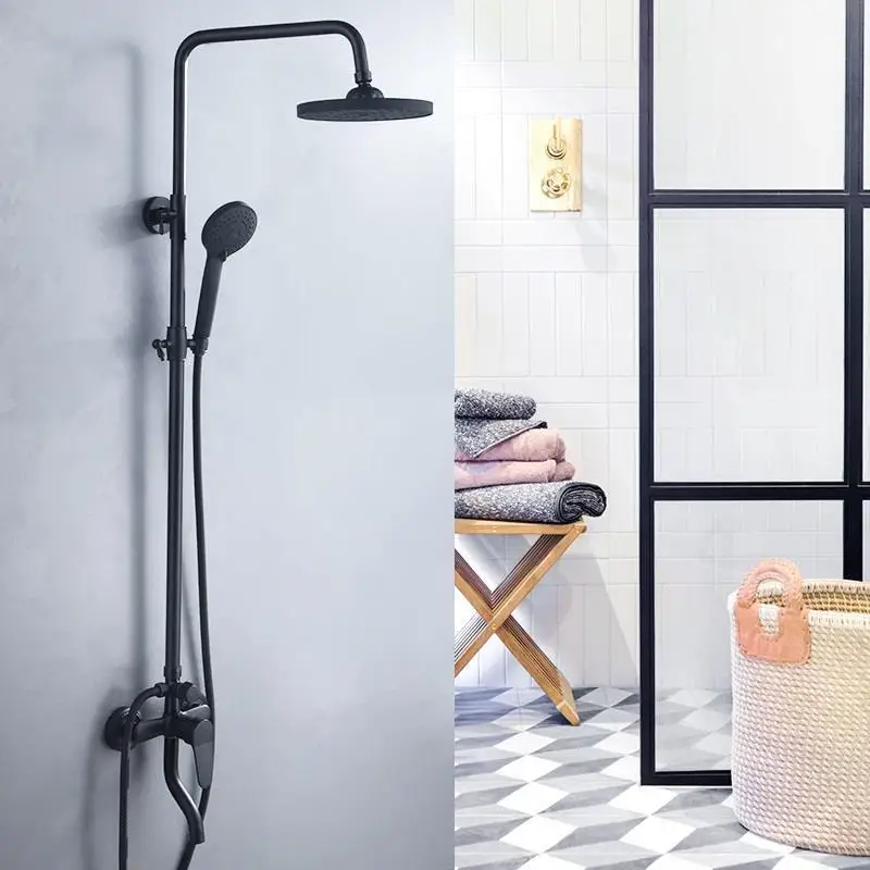 Number 2 Salle De Bain Ducha Chuveiro Лонгборда handdouche Панель черный Prysznic Ducha Piscina душ Chuveiro сделать Banheiro Ванная комната душа - Цвет: Number 2