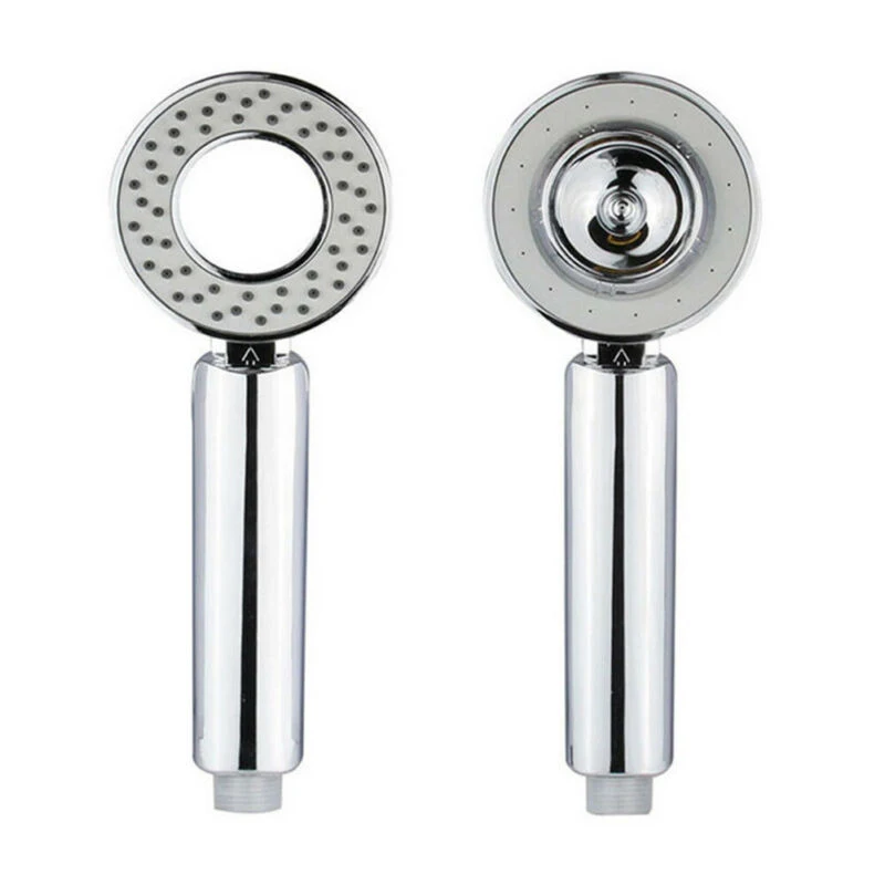 Shower head, adjustable 3-mode high pressure stone flow hand shower with negative ion activated ceramic ball