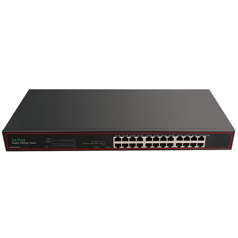 24 порта RJ45 Gigabit Ethernet коммутатор lan коммутатор ethernet переключатель для ip-камеры AP беспроводной