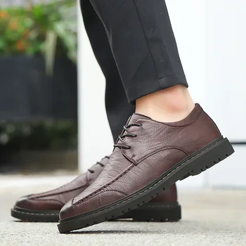 

sapato sneakers male cuero men casual hot man Mens causal para breathable mens informales shoe black de sale leather for hombre
