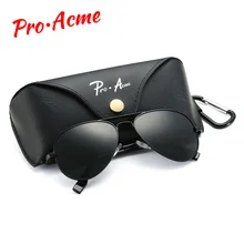 Pro Acme, Классические поляризованные солнцезащитные очки пилота для мужчин и женщин, металлические солнцезащитные очки пилота, очки для вождения, 58 мм, UV400, чехол PA1095