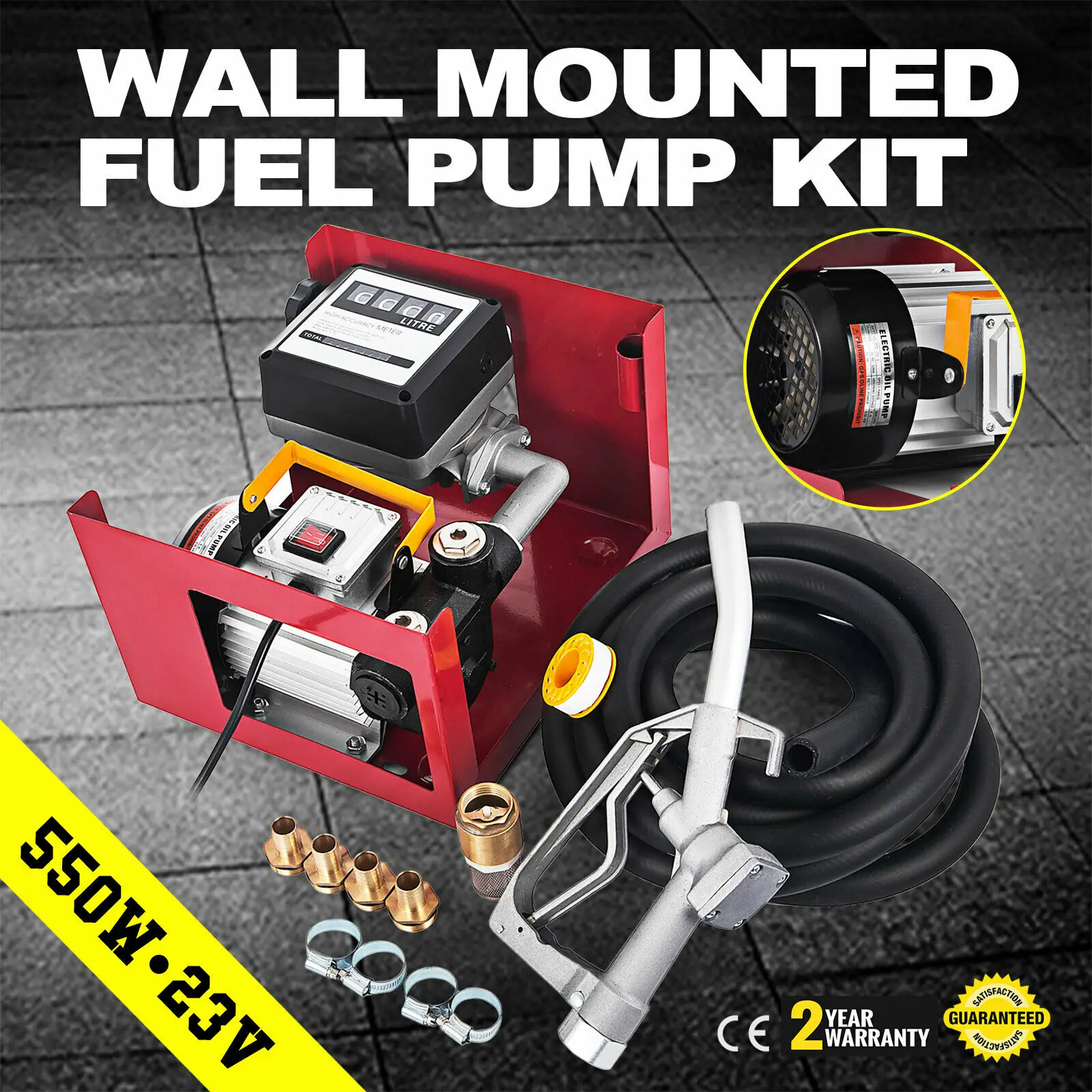 

230V 550W Fuel Pump With Fuel Meter Induction Engine Diesel 2800R / M