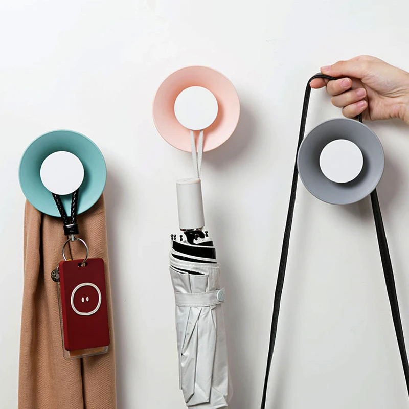 

Creative Clothes Hook Decor Horn Key Hat Clothes Hook Household Free Nail Storage Hook Horn Shaped Decorative Hook