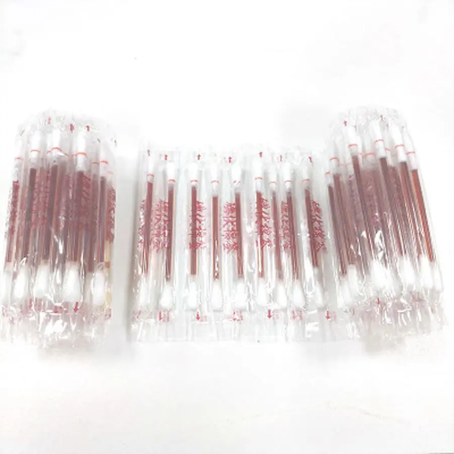 20/50/100Pcs Disposable Medical Iodine Cotton Swab Iodine Stick Emergency Disinfected Cotton Swab Wound Treatment Care Stick