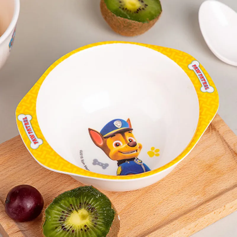 Real PAW PATROL Children Cartoon Tableware Baby Feeding Bowl Easy To Clean Portable Melamine Environmental Protection | Дом и сад