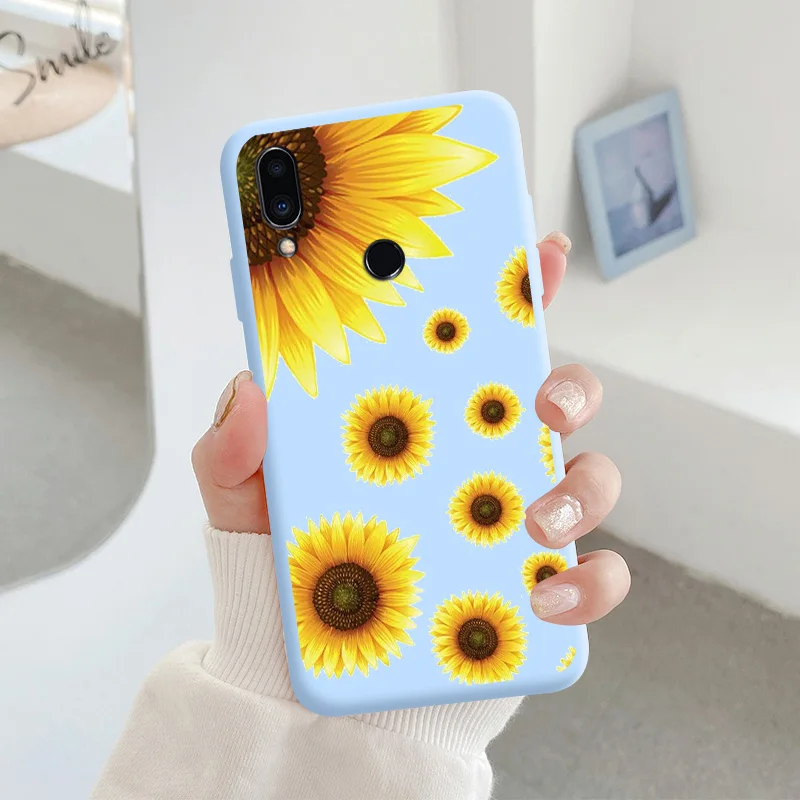 For Meizu note 9 Protective Shell Silicone Soft Shell Phone Case Candy Color Case Fashion Silicone Color Chrysanthemum meizu phone case with stones lock Cases For Meizu