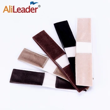 

Alileader Soft Velvet Adjustable Women Lace Wig Grips Headband Hair Scarf Band Non-Slip Velcro Hair Grip With Transparent Lace