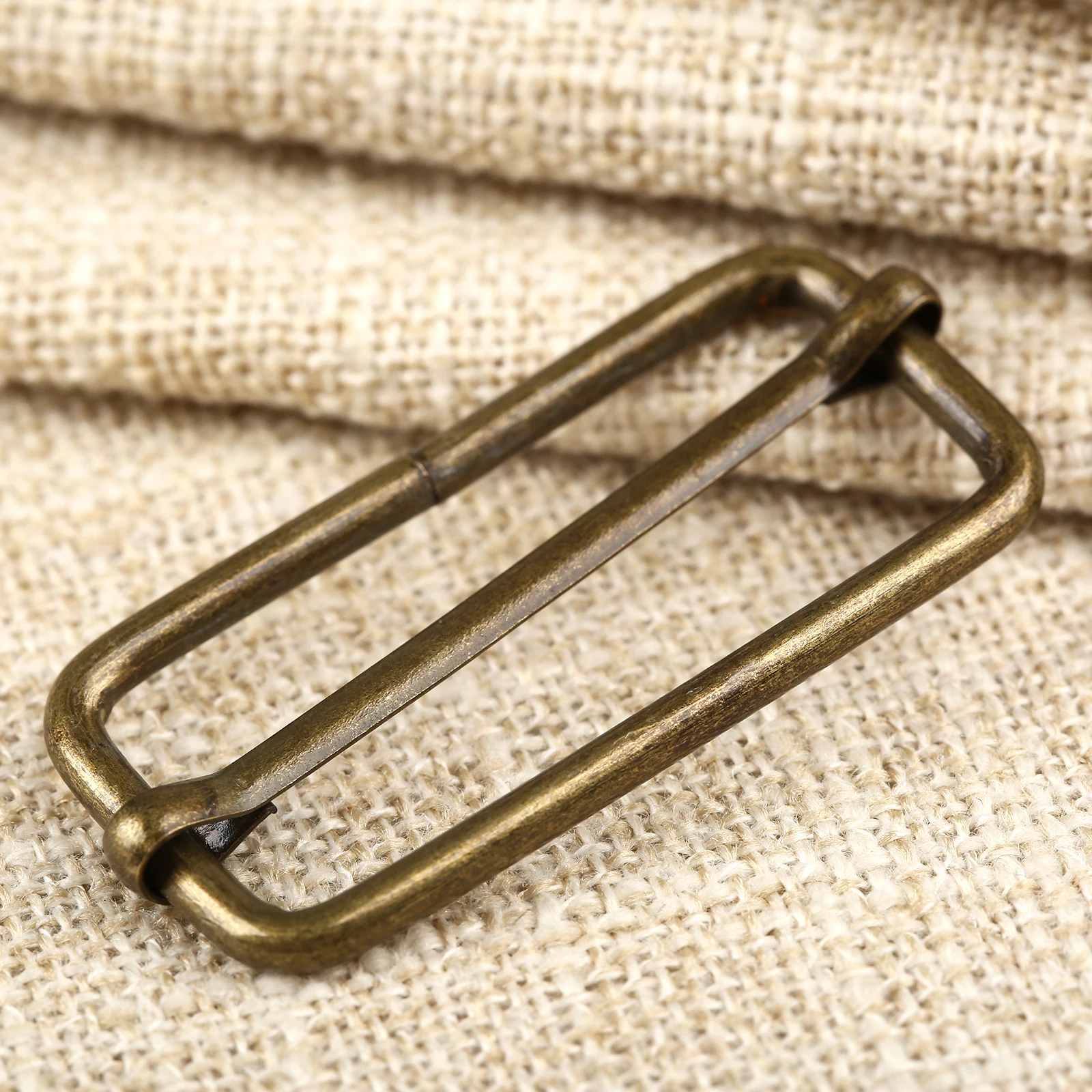 20pcs/lot Metal square ring buckles Strap Slider Adjuster for Bags Garment Leather Accessories DIY Needlework