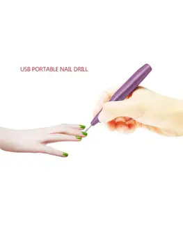 

Electric Nail Drill Manicure Machine Pedicure Nails File Drills with 6 Nail Drill Bit Accessions Tool