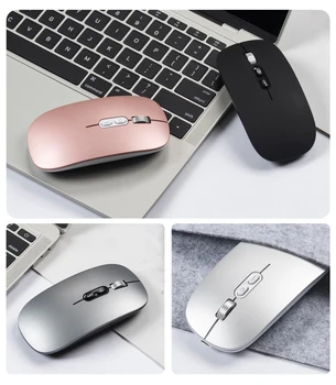 

Wireless Mouse USB Receiver Rechargeable Gaming Mouse 2.4GHz 1600DPI adjustable Bluetooth Mouses Cordless Optical Slim Mice 2019