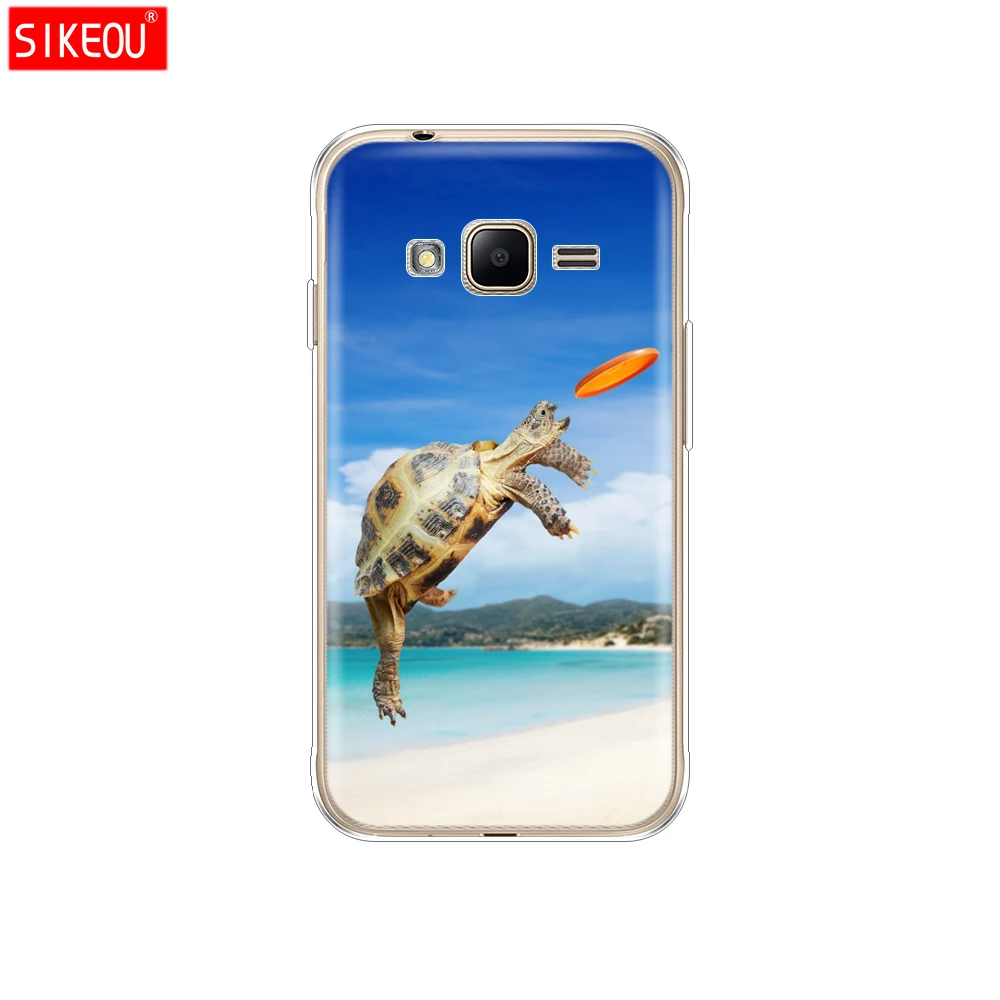 80483 Мягкий чехол для телефона samsung J1 Mini Prime 4," чехол для Galaxy J1 Mini Prime J106F задняя крышка 360 полный защитный ковер - Цвет: 80483