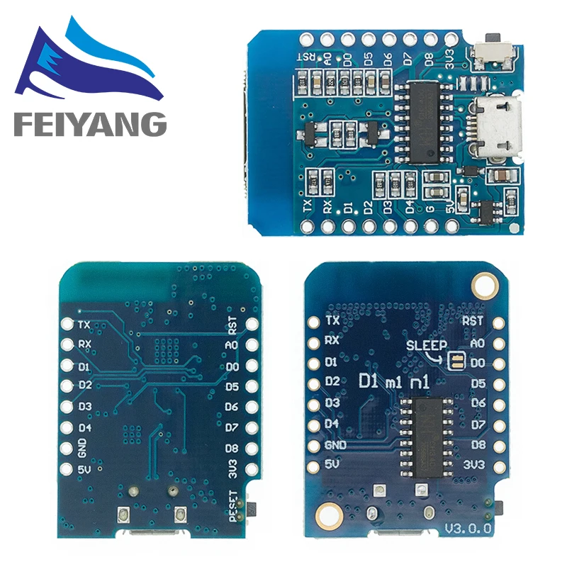 Enhanced WiFi IoT Development Board with ESP8266 and CH340G