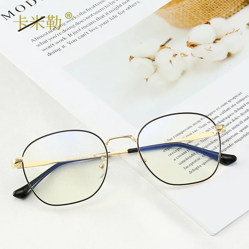 

Optical Eyeglasses Frame for Men and Women Eyewear Prescription Glasses Rx Alloy Frame Spectacles Full Rim Anti-Blue ray 0221