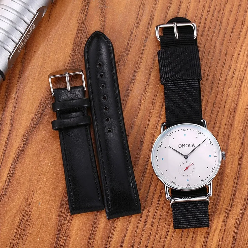 ONOLA luxury brand quartz origin watch men 2019 Thin Case classic Vintage wristwatch waterproof unique Slim men Merry Christmas