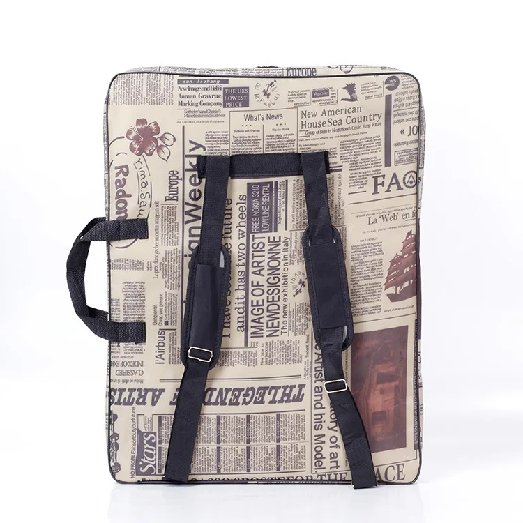4K Винтажный стиль сумка для рисования водонепроницаемый портативный эскиз доска для рисования большая емкость для путешествий художественная сумка для рисования