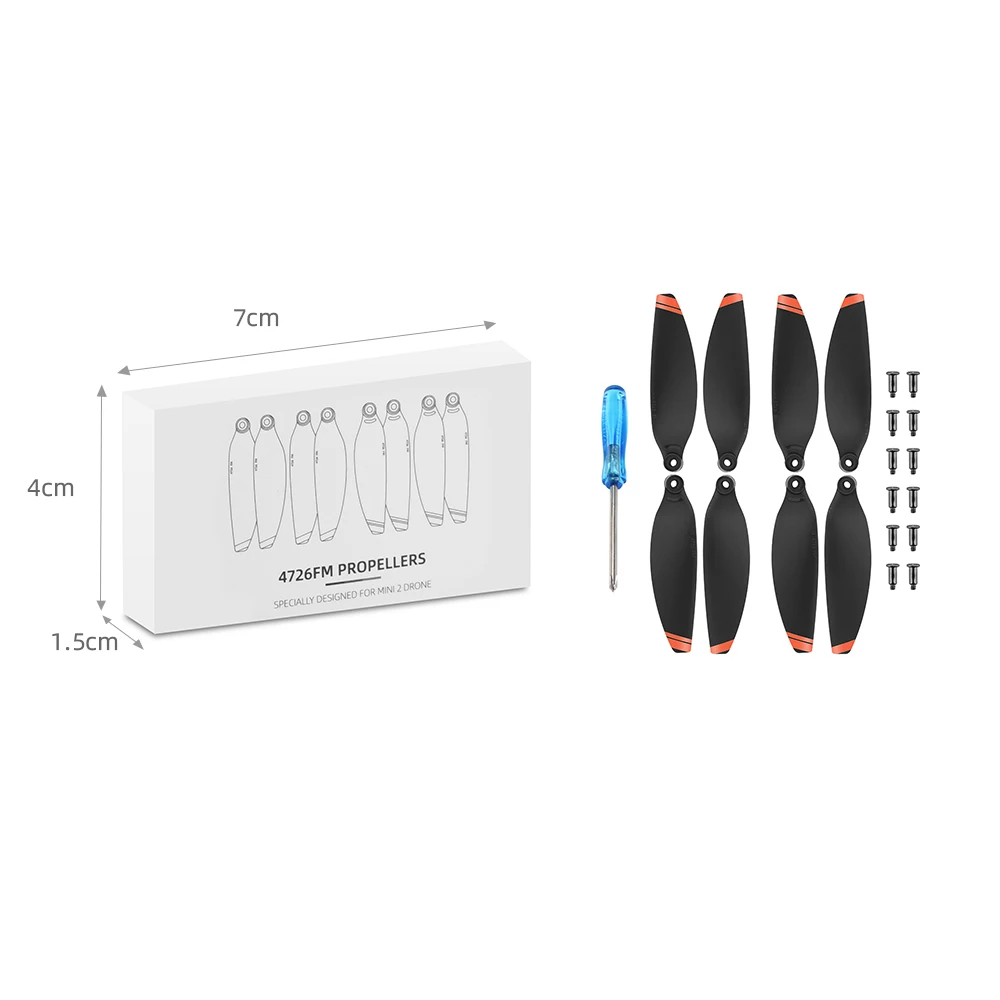 4/8pcs 4726 Propeller, the propellers provide quieter flight and powerful, stable momentum for the aircraft