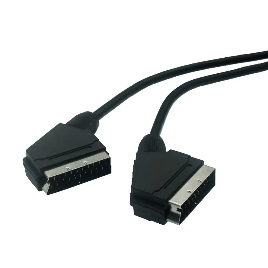 21-pin RGB Scart Cable - 1.5M Male to Male, Nickel-plated, for Scart Devices Description Image.This Product Can Be Found With The Tag Names Computer Cables Connecting, Computer Peripherals, PC Hardware Cables Adapters, Scart cable scart to scart cord