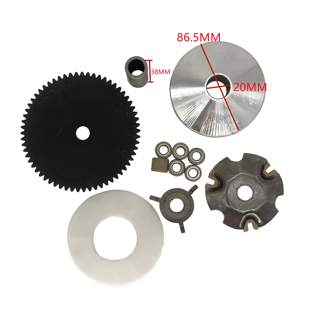 Clutch Variator Assembly For 50CC Motorcycle Engines