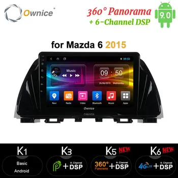 

Ownice carplay Android 9.0 4Gb+64Gb Car Radio 2 Din GPS Navi 4G DSP 360 Panorama Optical for Mazda 6 Atenza 2013 2014 2015 2016